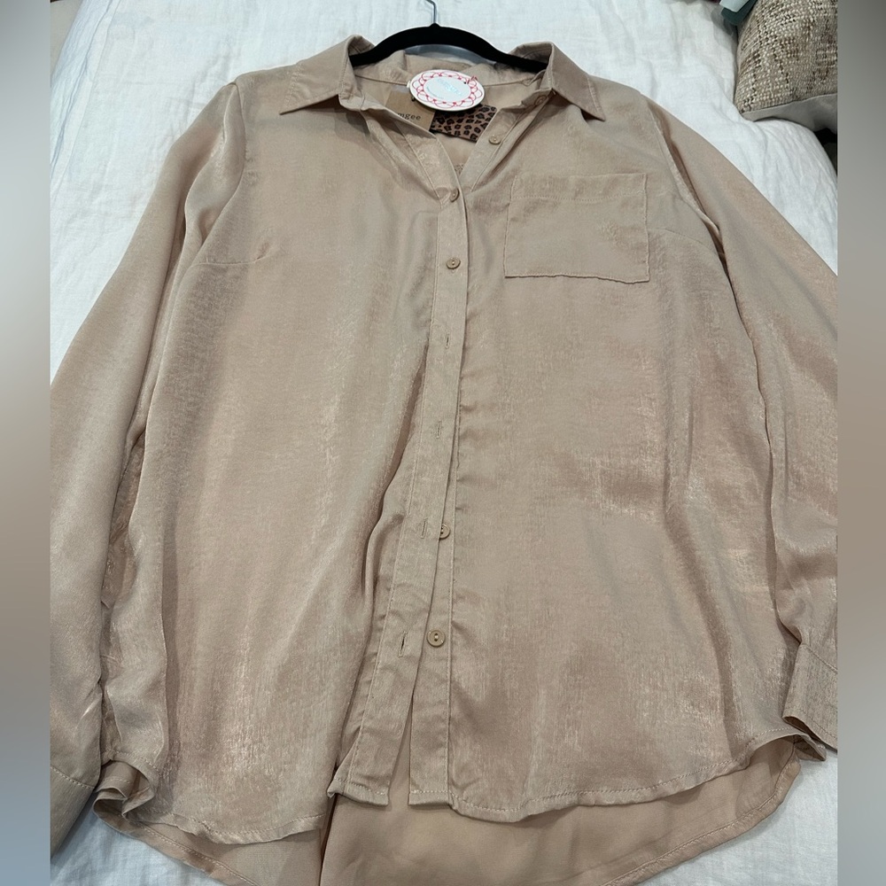 Silk Button Down